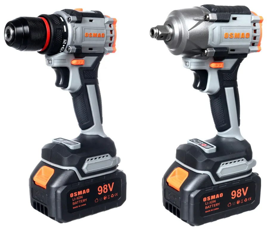 Kit Llave de Impacto y Taladro Inalámbrico Osmao